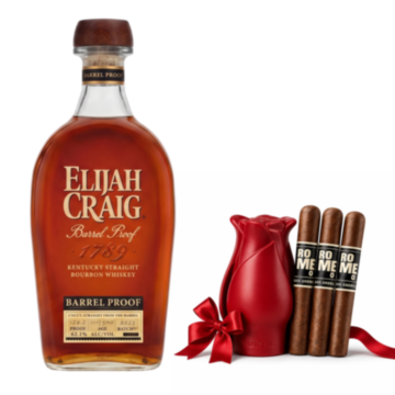 Elijah Craig Bourbon & Cigar Topper