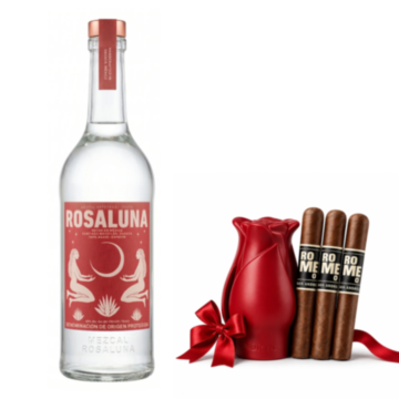Rosaluna Mezcal  & Cigar Topper Gift