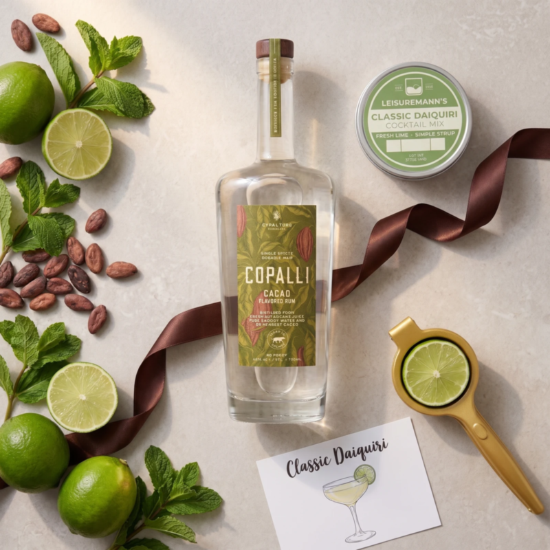 Copalli Rum Daiquiri Gift Set in Crate