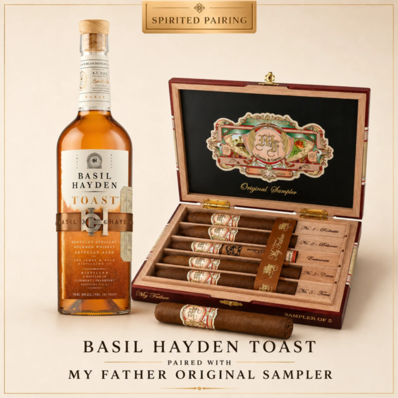 Basil Hayden Toast Cigar Pairing