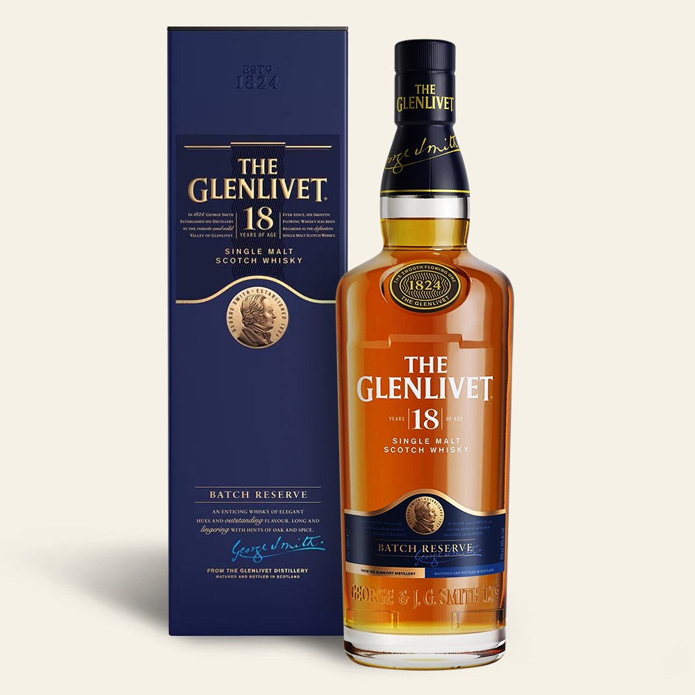 Send Glenlivet Year Scotch Malt Online! 18 Single Whisky