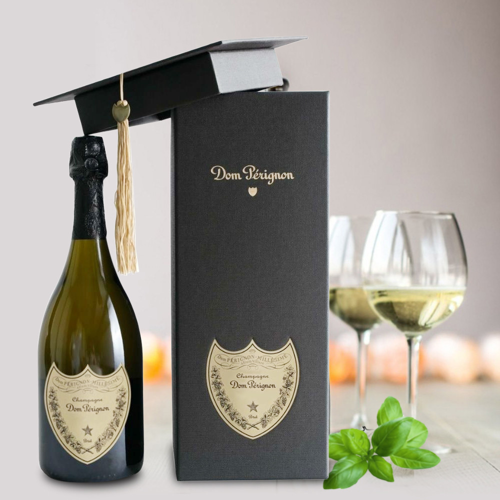 Send Dom Perignon Graduation Cap Gift Package Online!