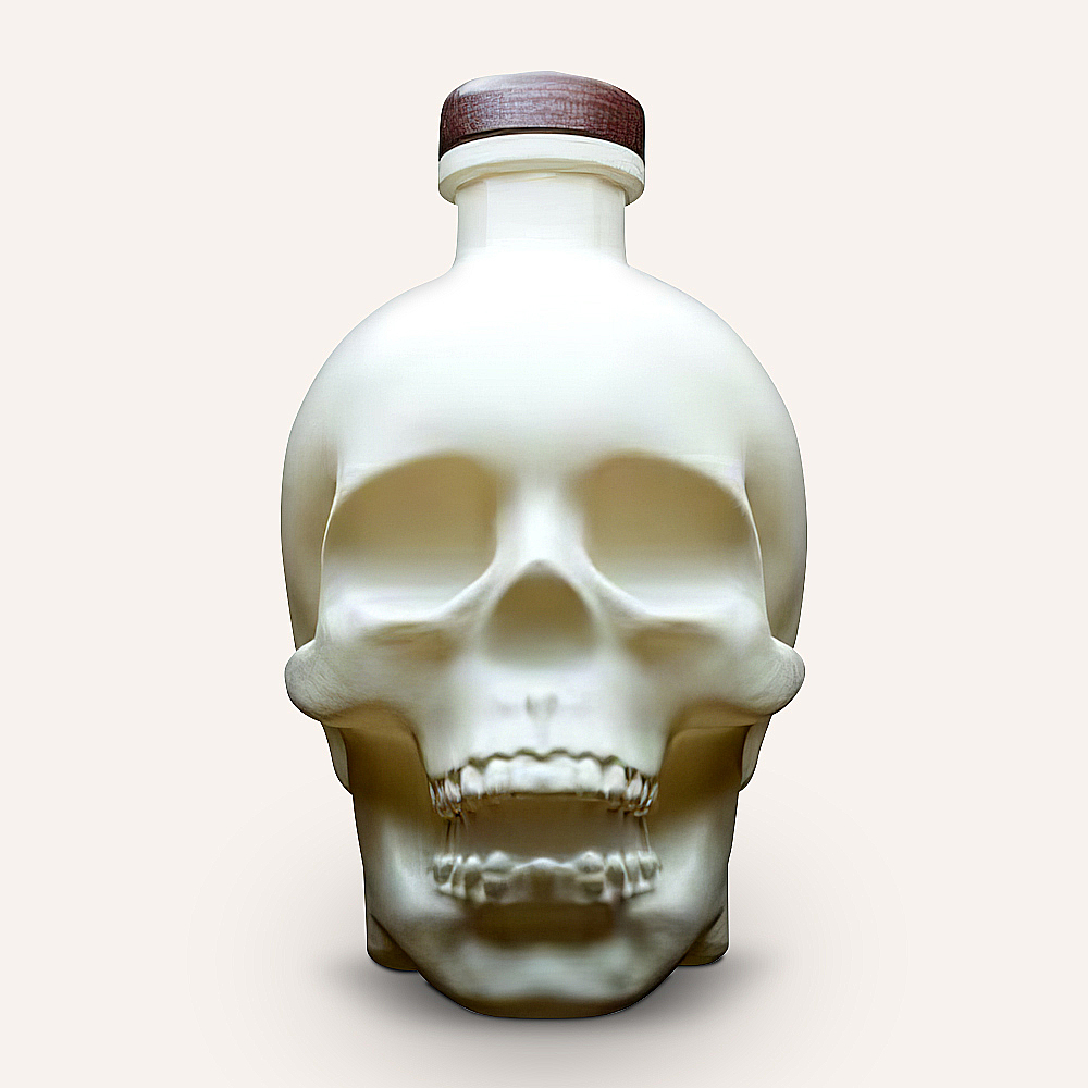 Crystal Head Bone Vodka Bottle by Dan Aykroyd - Unique Vodka Gift