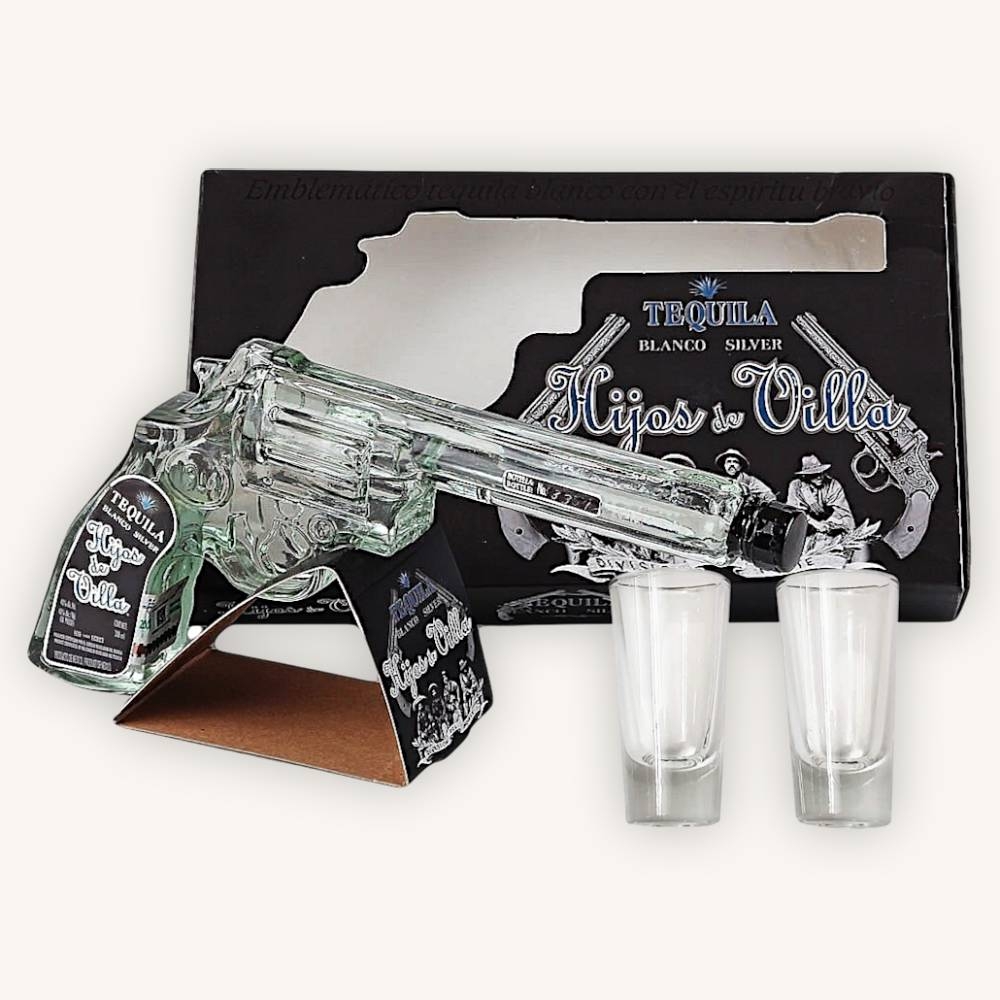 Hijos de Villa Silver Revolver Tequila 200ml - Unique Collectible