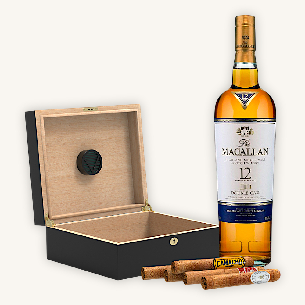 The Macallan Estate 専用ボックス入り Buy Macallan 12 Year Double Cask Humidor Gift Set Online