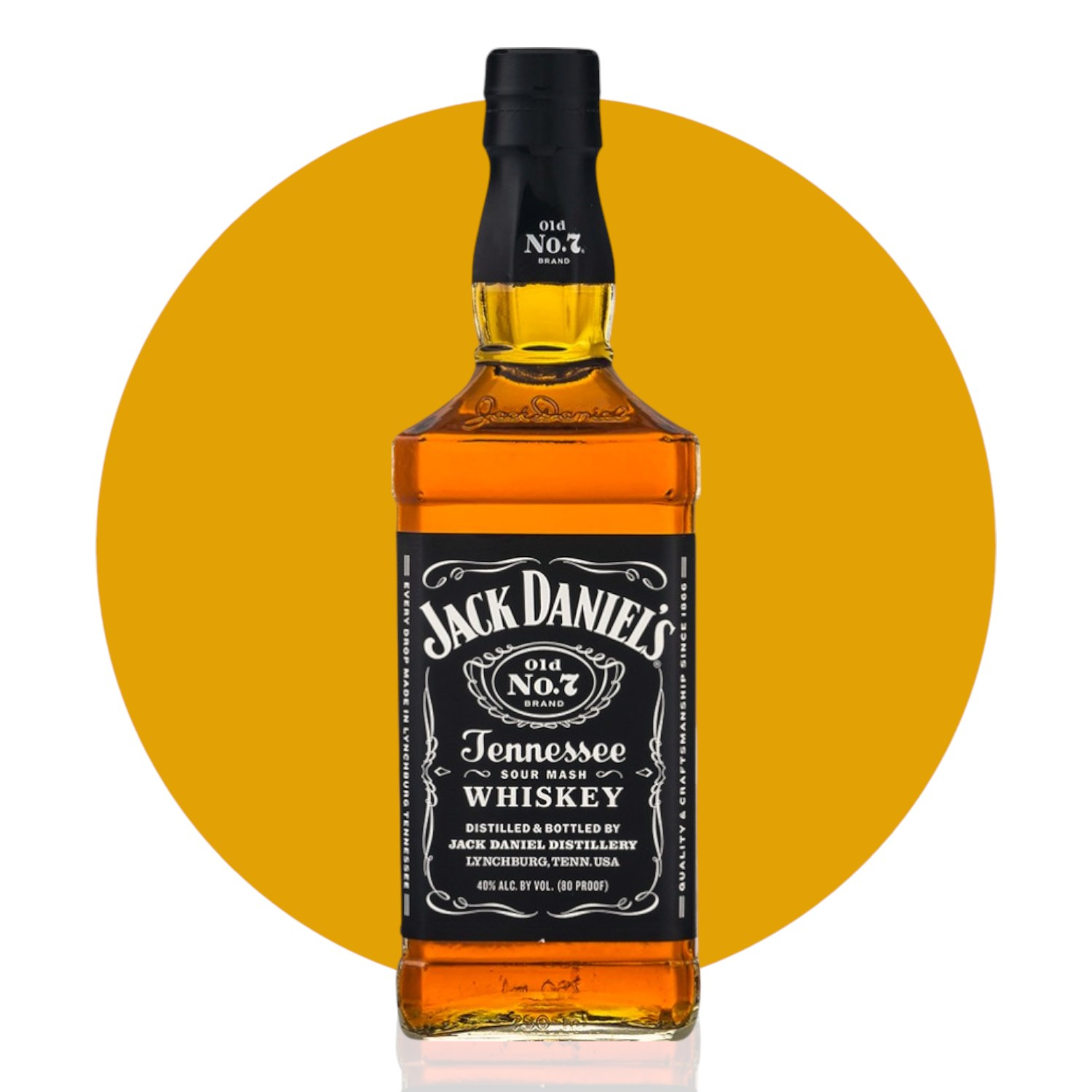 Jack Daniel's Old No. 7 ウイスキー 750ml Send Jack Daniel's Old No. 7 Black Label Tennessee Whiskey