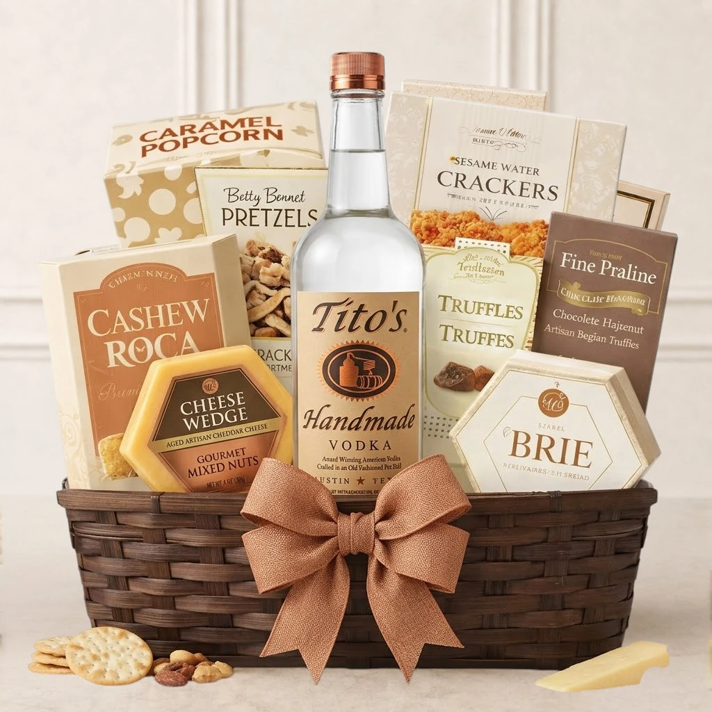 Tito's Handmade Vodka Gift Basket