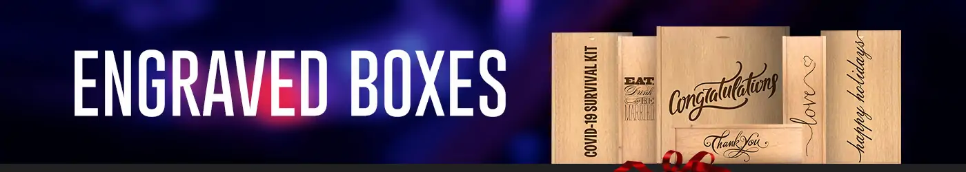 Engraved Boxes & Humidors