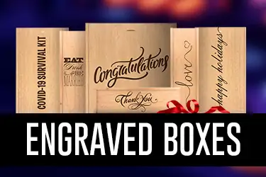Engraved Boxes & Humidors