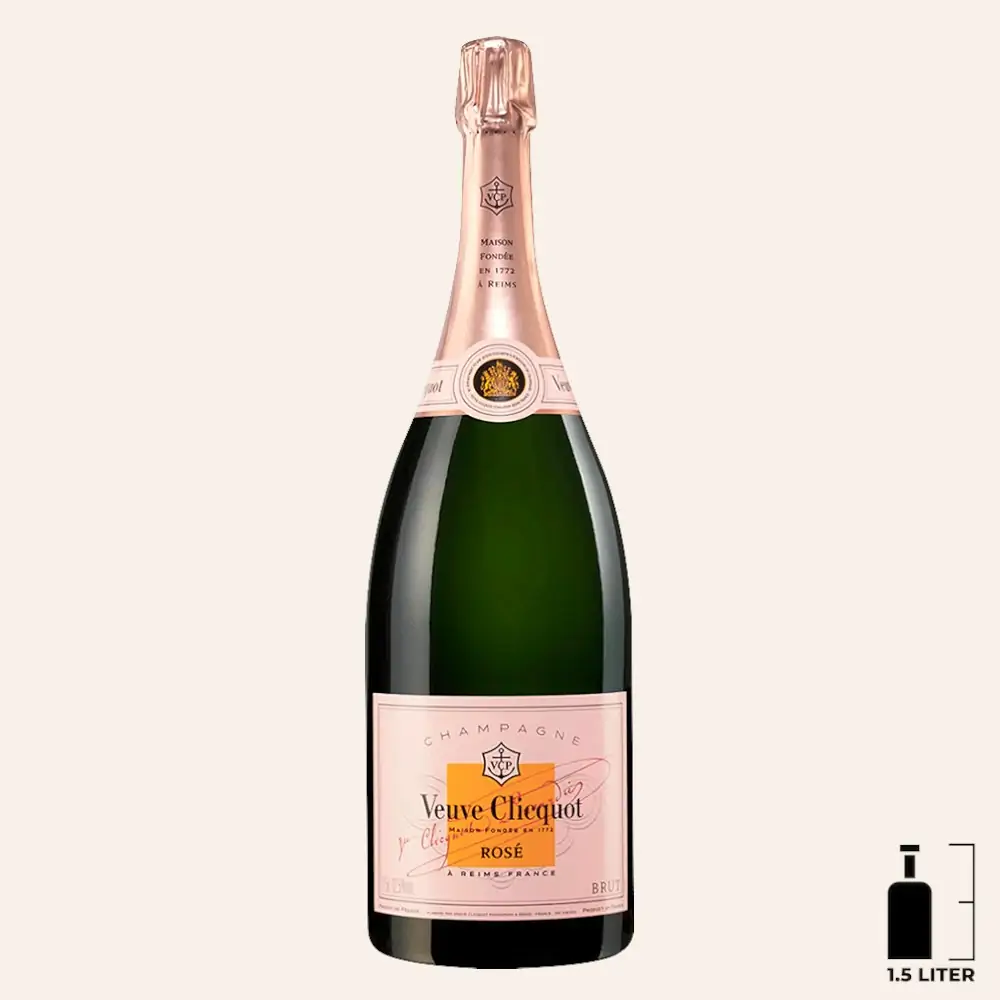 Veuve Clicquot Brut Rose Champagne Magnum Bottle 1.5L