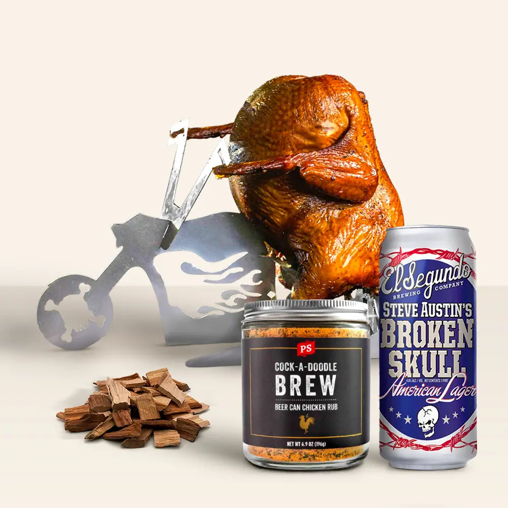 Beer Can Chicken Set