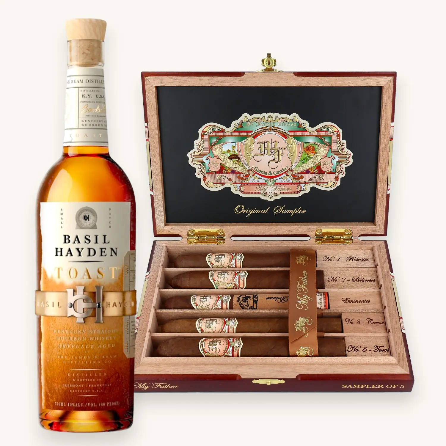 Basil Hayden Toast & My Father Original Sampler Pairing
