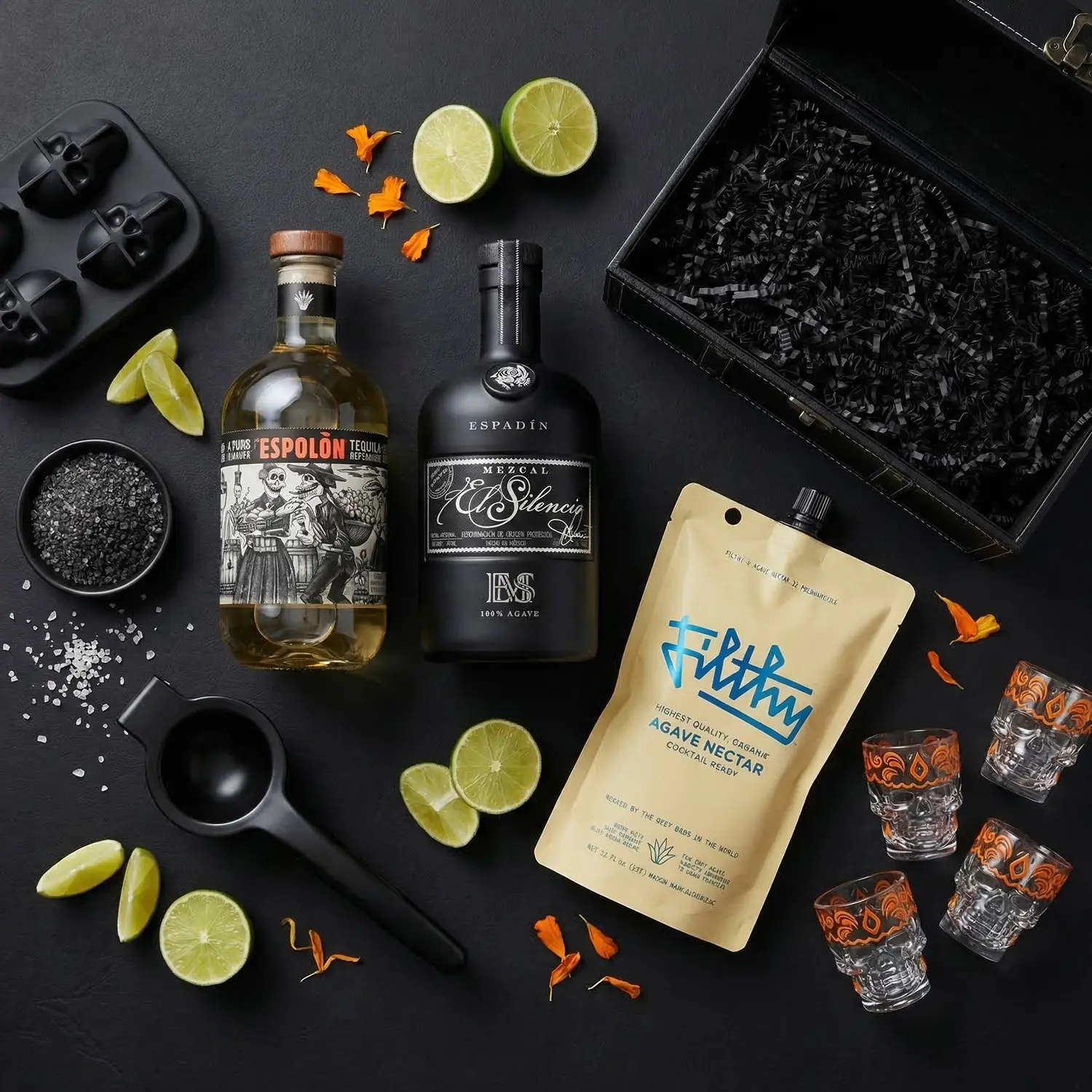 Mezcal/Tequila Day of the Dead Margarita Kit