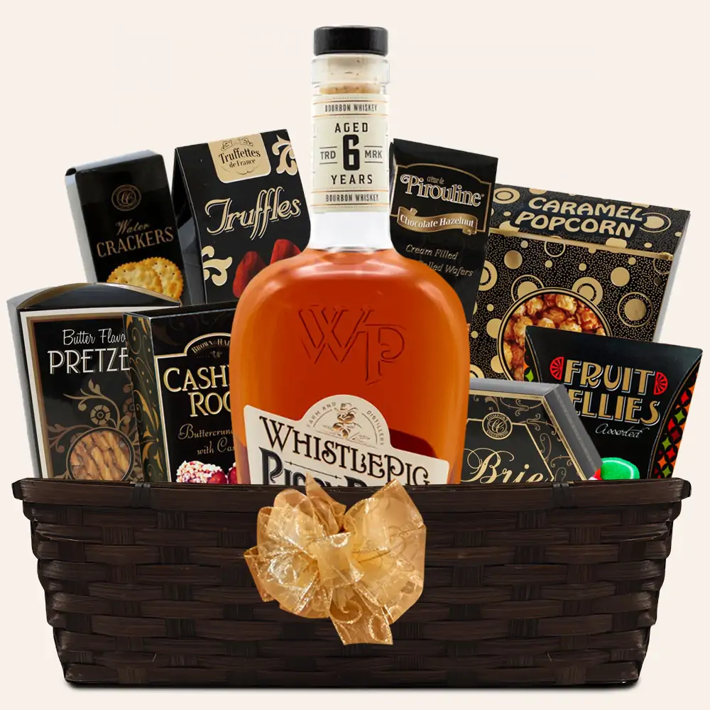 WhistlePig Piggyback Bourbon Gift Basket
