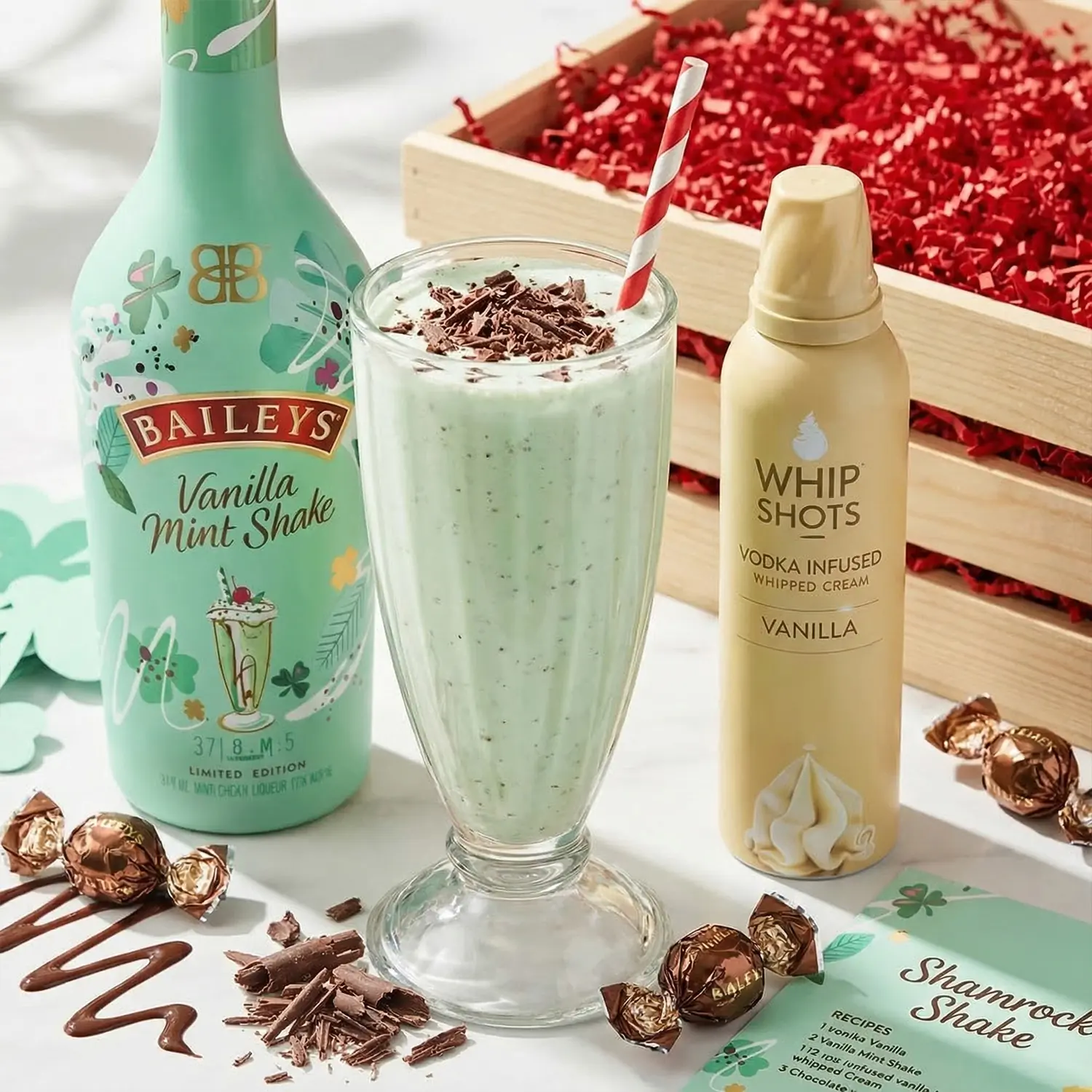 Baileys 'Mint To Be'  Vanilla Milkshake Cocktail Kit