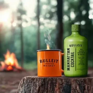 Bulleit Manhattan Gift Set with Ceramic Camper Mug