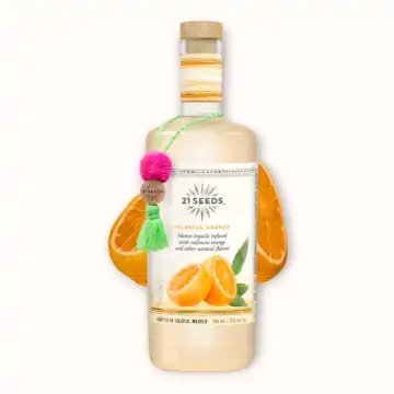 21 Seeds Valencia Orange Blanco Tequila