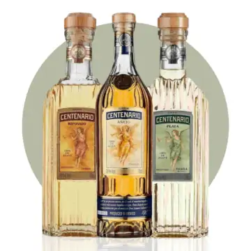 Gran Centenario Tequila Trio includes Gran Centenario Reposado, Gran Centenario Anejo, and Gran Centenario Plata