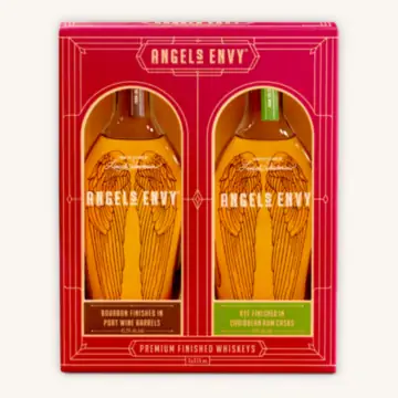 Angel’s Envy Duo: Bourbon & Rye Gift Set (375ml)
