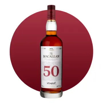 The red collection Macallan 50 Years Scotch Whisky