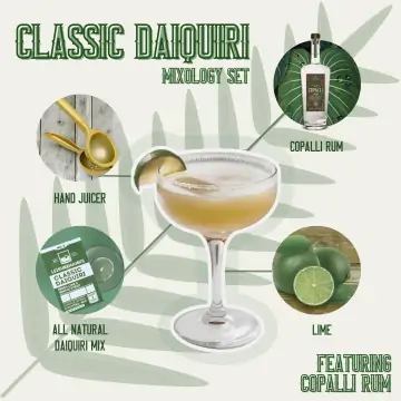 Classic Daiquiri Cocktail Kit featuring Copalli Rum