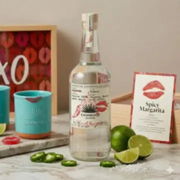Casamigos Jalapeño Margarita Gift Set – Spicy Tequila Cocktail Kit