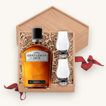 Gentleman Jack Tennessee Whiskey Gift Set with Glencairn Glasses