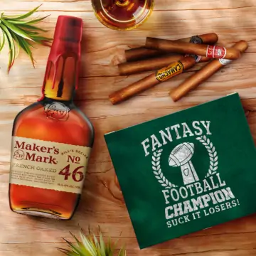 Maker's Mark 46 Bourbon Photo Humidor, Whisky & Cigar Gift Set