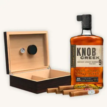 Knob Creek  Humidor Gift Set With Cigars