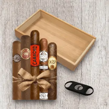 Cigar Sampler Premium Cigars & Cutter