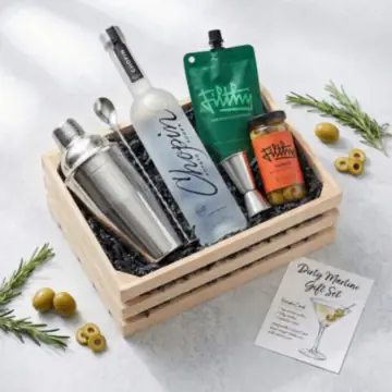 Dirty Martini Gift Set (Chopin)