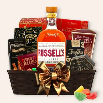 Russell's Reserve 10 Year Kentucky Bourbon Whiskey Gift Basket