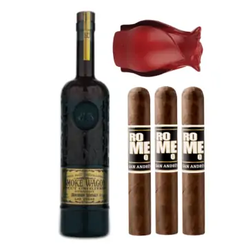 Smoke Wagon Bourbon with Bro-Rose & Cigars Gift Set