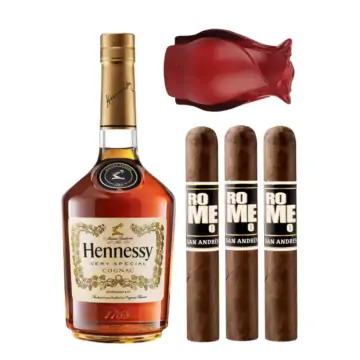 Hennessy VS Cognac with Bro-Rose & Cigar Set