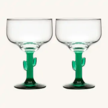 Cactus Margarita Glass (Set of 2)