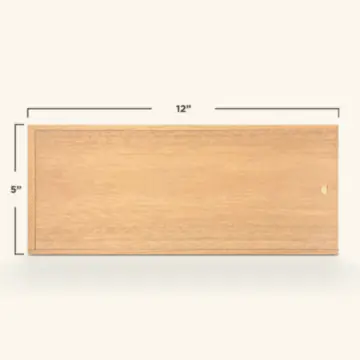 Wooden Wide Box (Engravable)