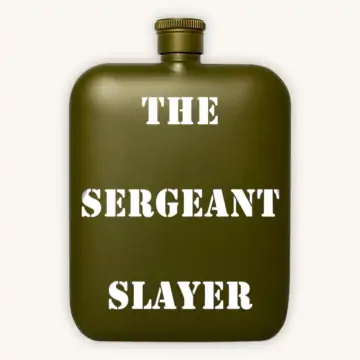 Personalized Military Flask