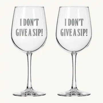Engraved Wine Glasses (Set of 2)