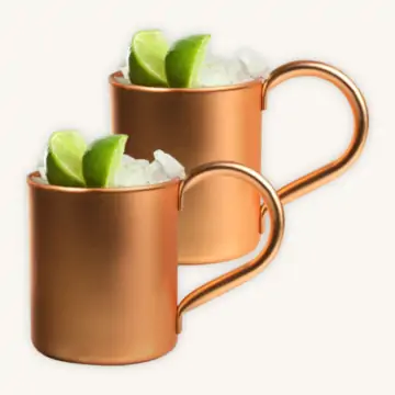 Copper Mugs Set of 2