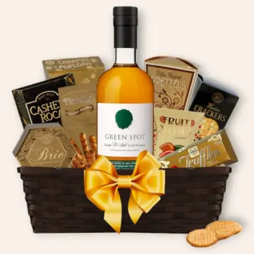 Green Spot Irish Whiskey Gift Basket