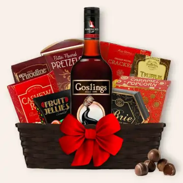 Gosling's Black Seal Rum Gift Basket