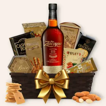 Ron Zacapa Centenario Solera 23 Year Rum Gift Basket