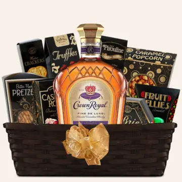 Crown Royal Canadian Whisky Gift Basket