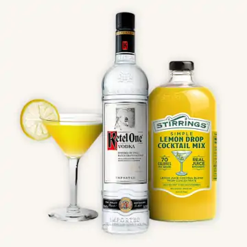 Ketel One Vodka Lemon Drop Martini Gift Set