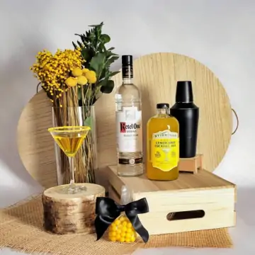 Ketel One Vodka Lemon Drop Martini Gift Set