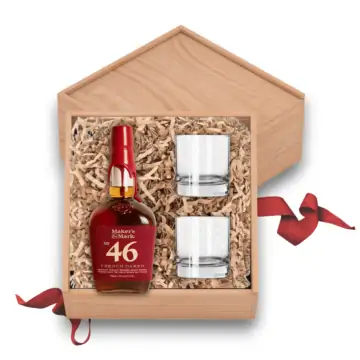 Maker's Mark 46 Kentucky Bourbon Gift Set with Glasses