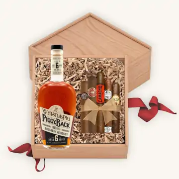 Whistlepig Piggyback Bourbon Gift Set with Cigars