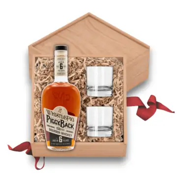 Whistlepig Piggyback Bourbon Gift Set with Glasses