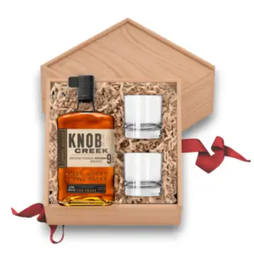 Knob Creek Kentucky Bourbon Gift Set with Glasses