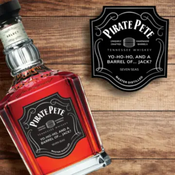 Personalized Jack Daniel's Single Barrel Tennessee Whiskey Custom Label Bottle
